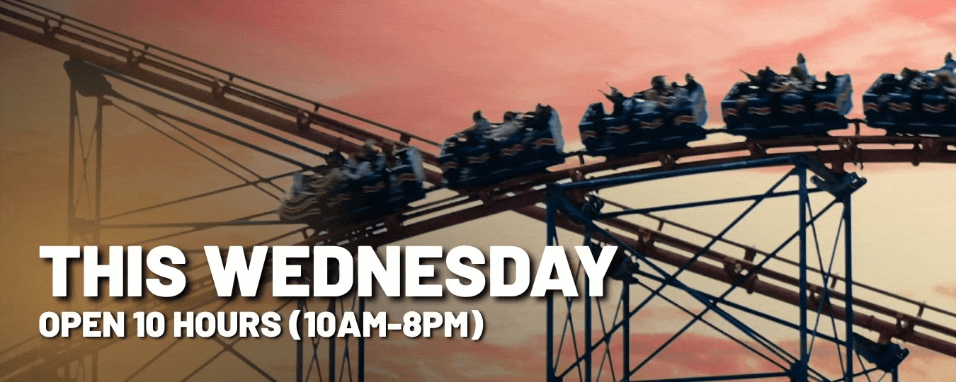 Open until 8pm this Wednesday and Twilight Thrills this Saturday