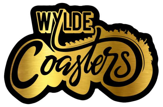 Wylde Coasters Gold Blackoutline2